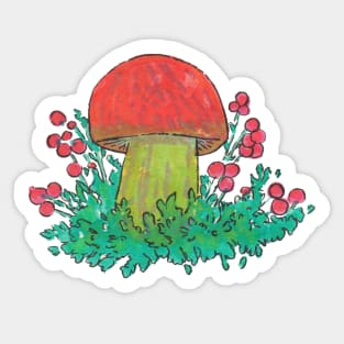 Mushroom Sticker
